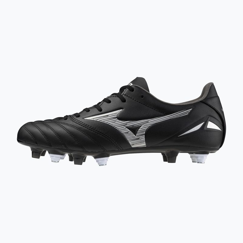 Men's Mizuno Morelia Neo IV Pro MIX football boots black/galaxy silver