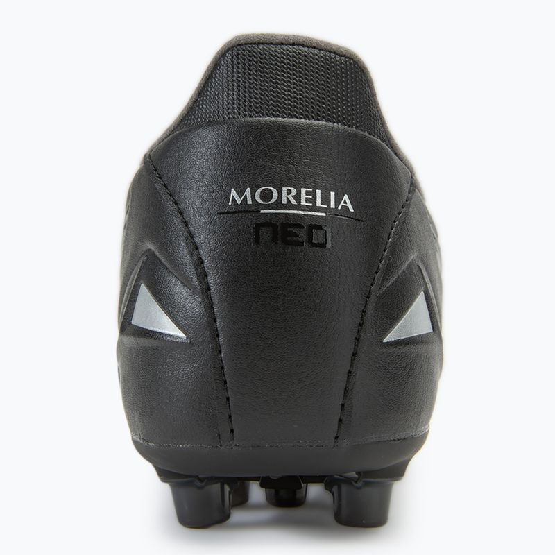 Men's Mizuno Morelia Neo IV Pro AG black/galaxy silver football boots 6