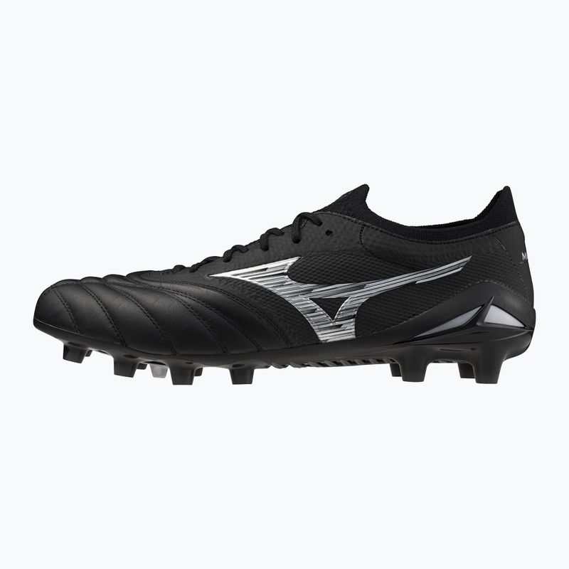 Men's Mizuno Morelia Neo IV β Japan FG football boots black/galaxy silver 8