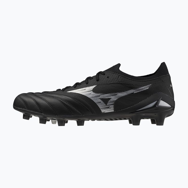 Men's Mizuno Morelia Neo IV β Elite FG football boots black/galaxy silver 8