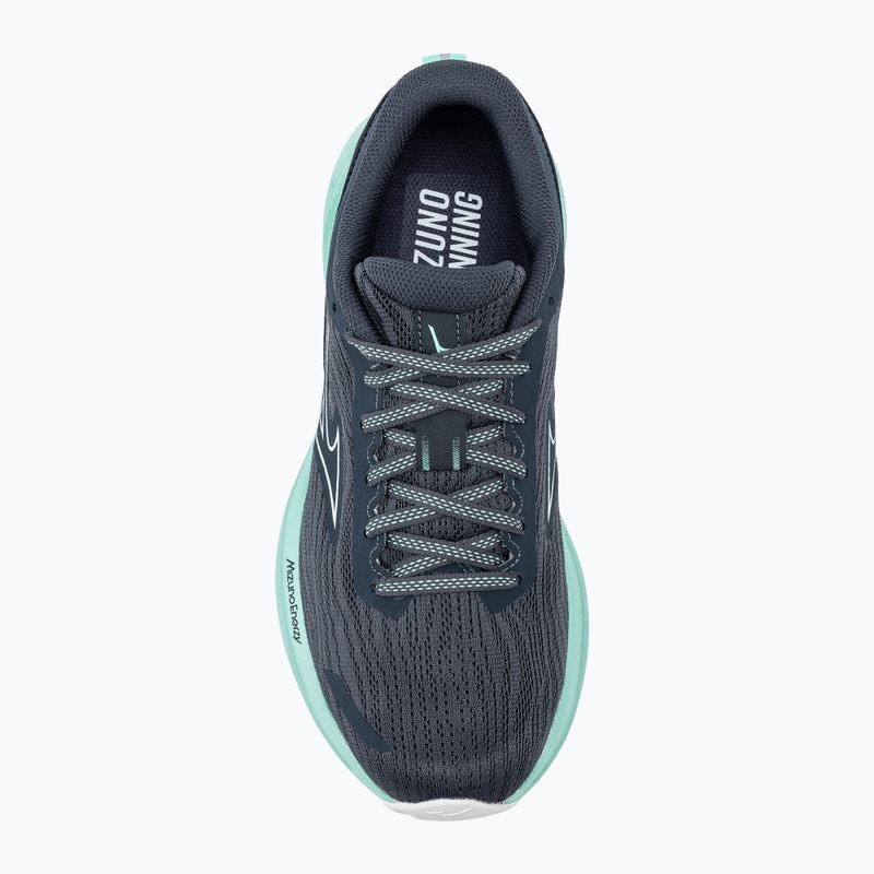 Women's running shoes Mizuno Wave Revolt 3 india ink/neo silver/dusty jade green 5