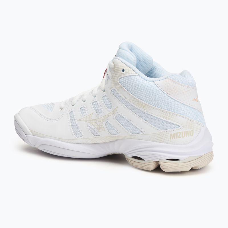 Women's volleyball shoes Mizuno Wave Voltage 2 Mid white/aleutian/cloud pink 3
