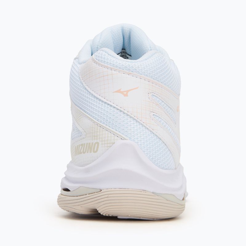 Women's volleyball shoes Mizuno Wave Voltage 2 Mid white/aleutian/cloud pink 6