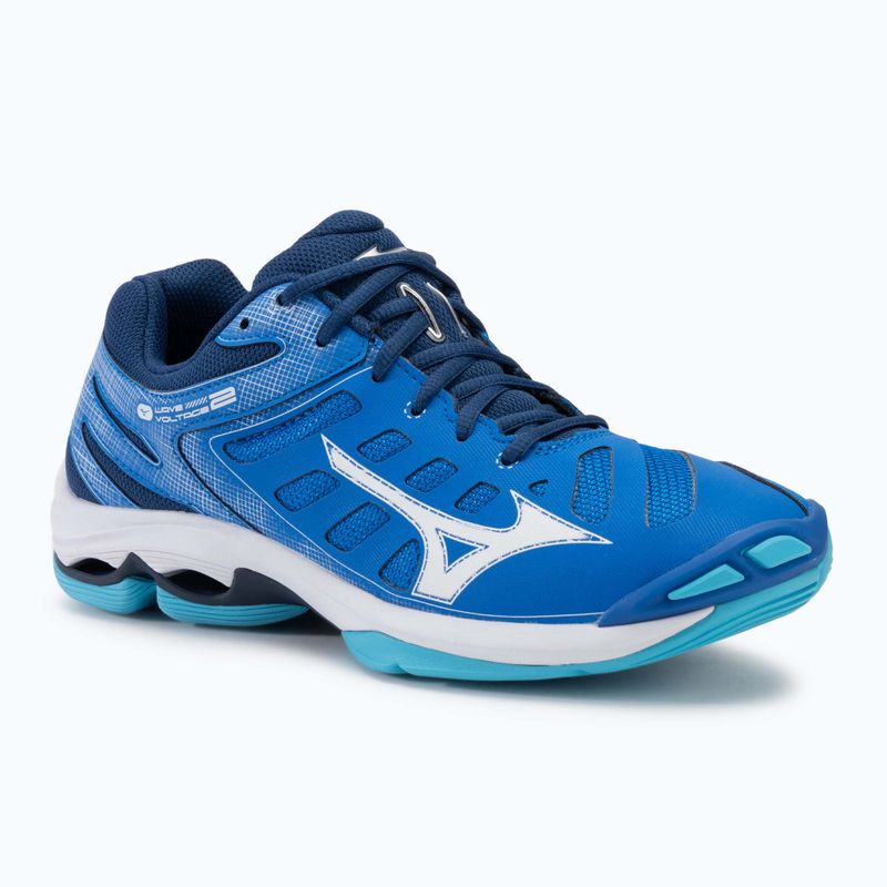 Men's volleyball shoes Mizuno Wave Voltage 2 mugen blue/white/estate blue