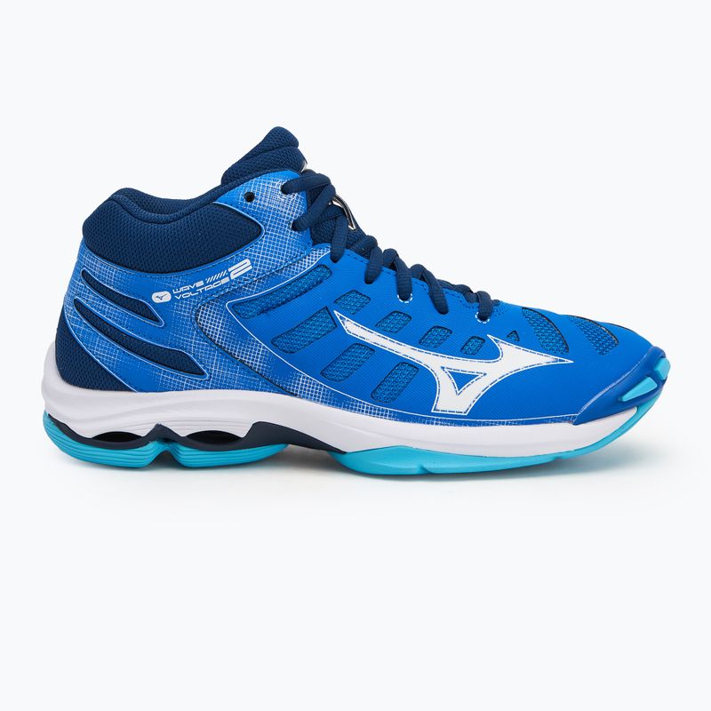 Mizuno Wave Voltage 2 Mid volleyball shoe mugen blue/white/estate blue 2