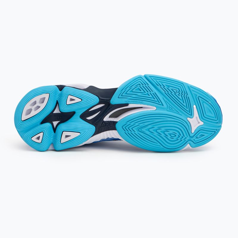 Mizuno Wave Voltage 2 Mid volleyball shoe mugen blue/white/estate blue 4