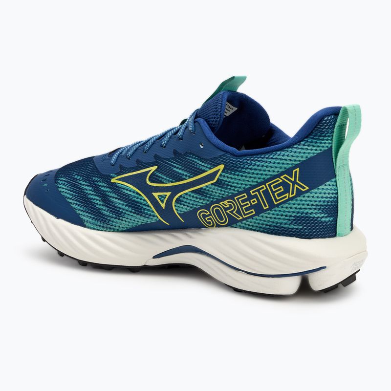 Men's running shoes Mizuno Wave Rider GTX 2 estate blue/quince/dusty jade green 3