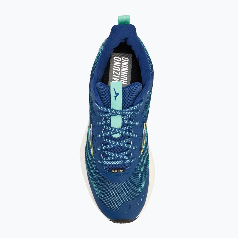 Men's running shoes Mizuno Wave Rider GTX 2 estate blue/quince/dusty jade green 5