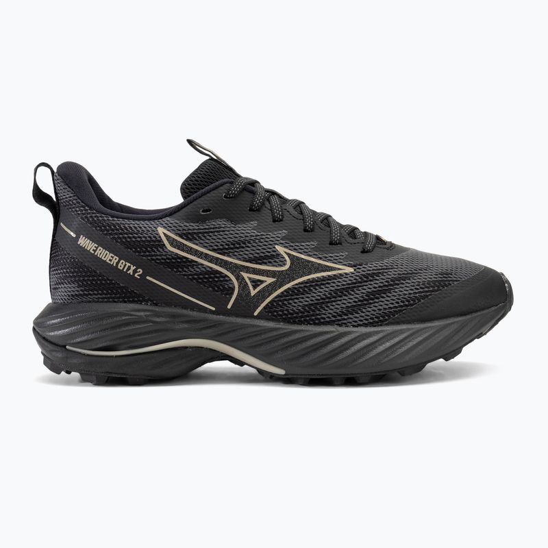 Women's running shoes Mizuno Wave Rider GTX 2 iron gate/ge gold/black 2