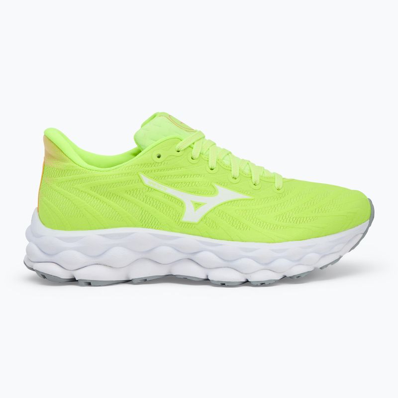 Women's running shoes Mizuno Wave Sky 8 mizuno neo lime/white/pristine 2