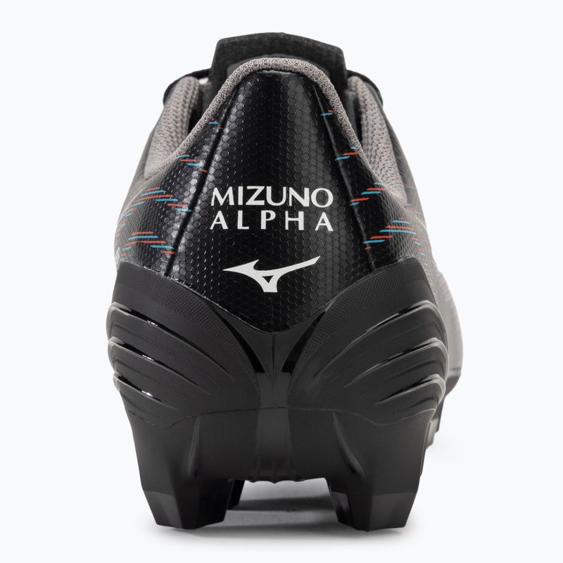 Men's football boots Mizuno α Select FG black/ignition red/801 c 6