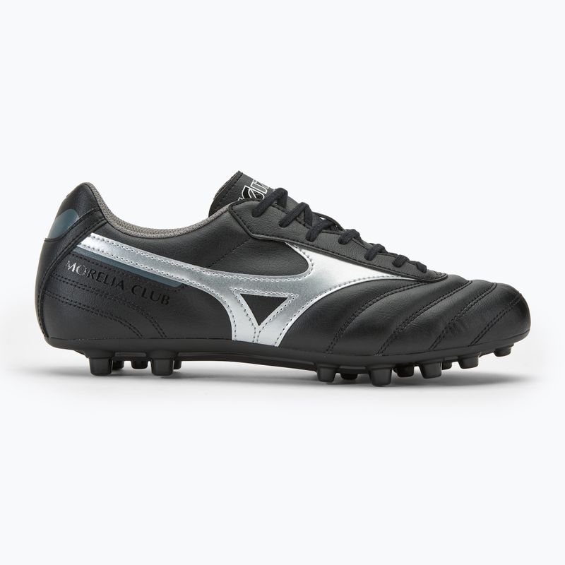 Mizuno Morelia II Club AG black/galaxy silver/dark shadow men's football boots 2