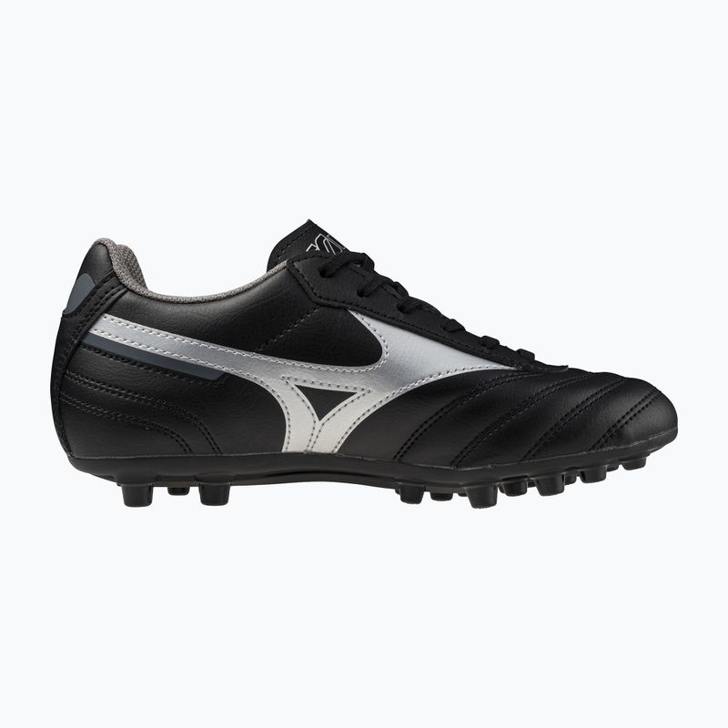 Children's football boots Mizuno Morelia II Club AG black/galaxy silver/dark shadow 2
