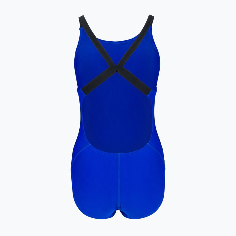 Women's one-piece swimsuit Nike Logo Tape Fastback blue NESSB130-416 2