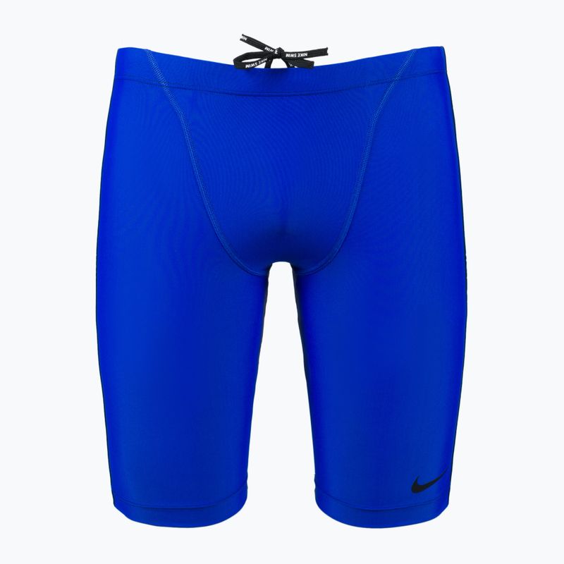 Men's Nike Logo Tape Swim Jammer blue NESSB132-416