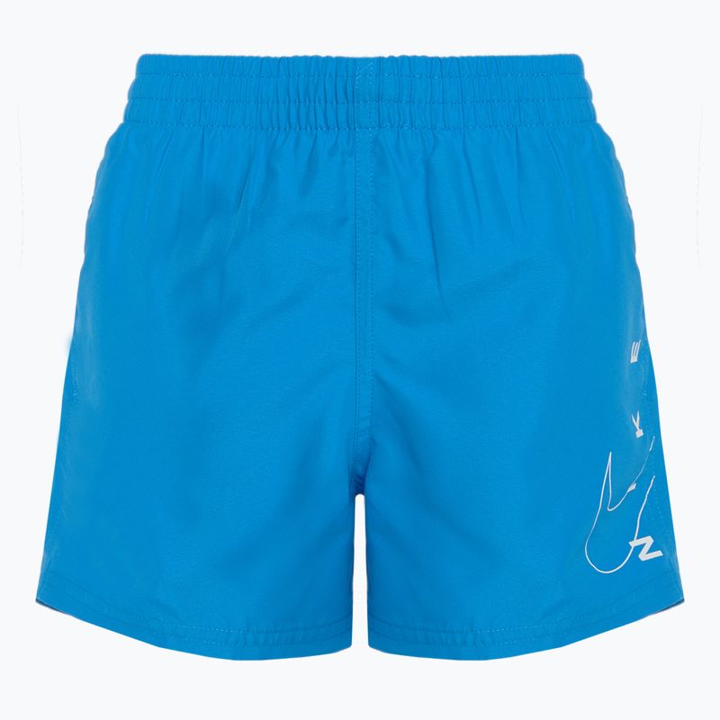 Children's Nike Split Logo 4" Volley swim shorts photo blue