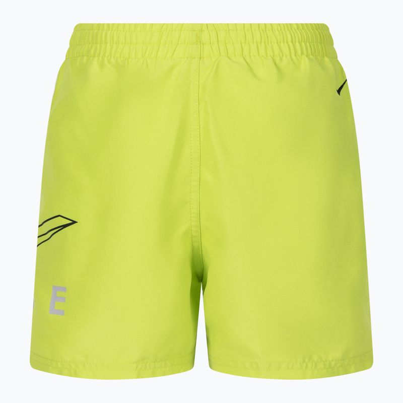 Children's Nike Split Logo 4" Volley swim shorts green NESSC786-312 2