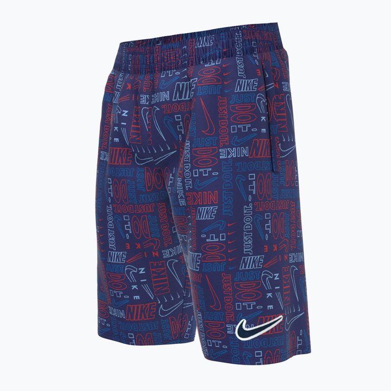 Nike Logo Mashup 8" Volley children's swim shorts navy blue NESSC791-440 4