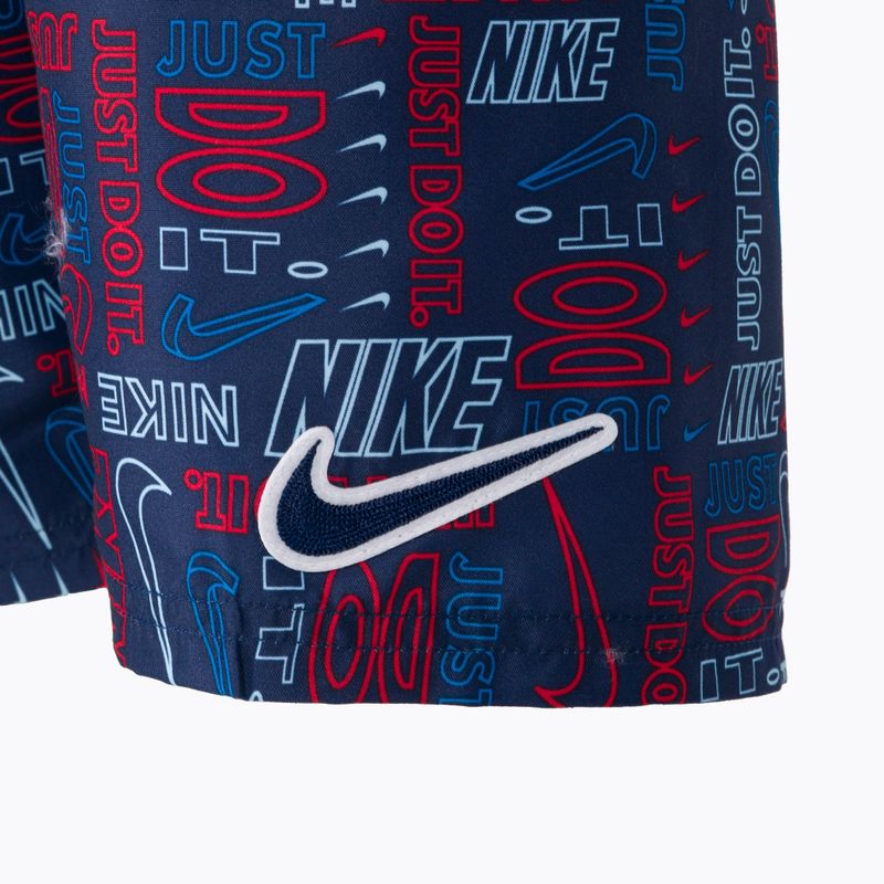 Nike Logo Mashup 8" Volley children's swim shorts navy blue NESSC791-440 3