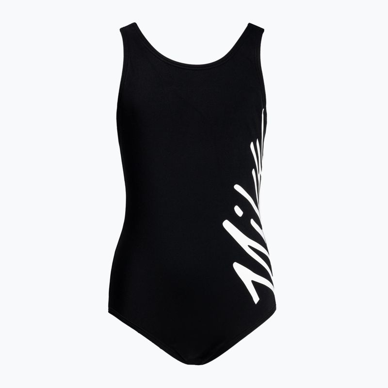 Nike Crossback children's one-piece swimsuit black NESSC727-001