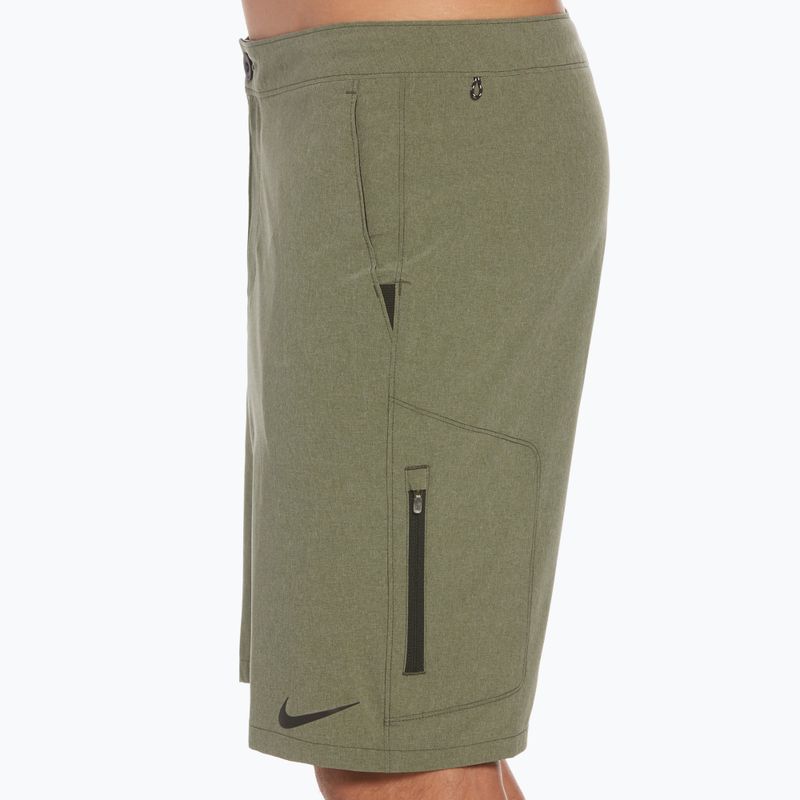 Men's Nike Flow 9" Hybrid swim shorts green NESSC515-240 7