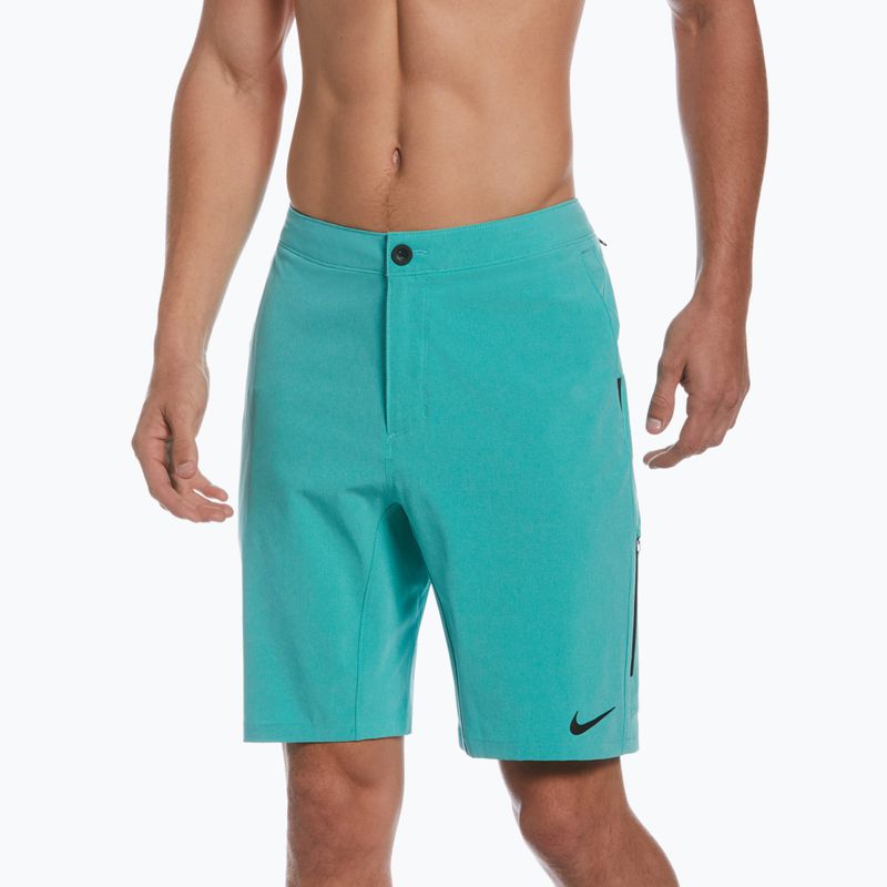 Men's Nike Flow 9" Hybrid swim shorts blue NESSC515-339 6