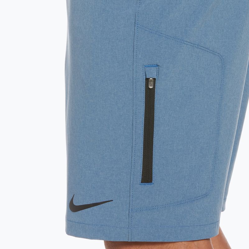 Men's Nike Flow 9" Hybrid swim shorts blue NESSC515-444 9