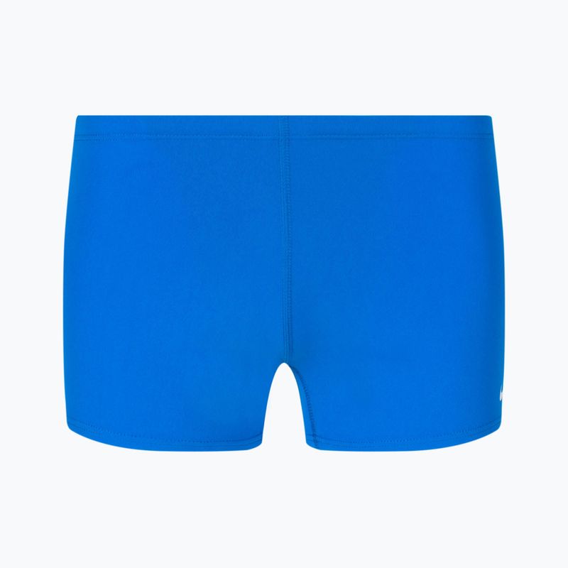 Men's Nike Hydrastrong Solid Square Leg swim boxers blue NESSA002-458