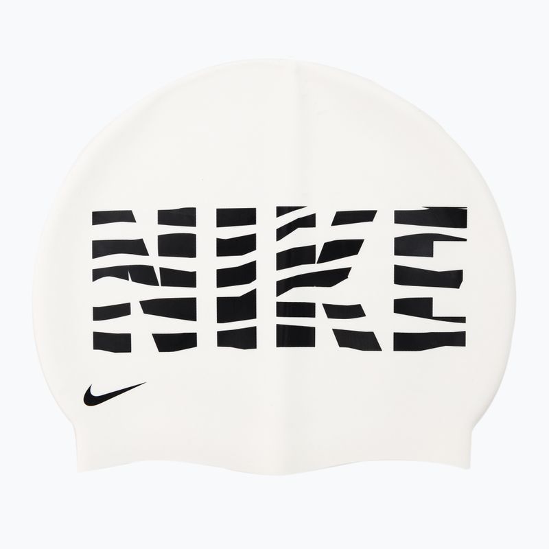 Nike Wave Stripe Graphic 3 swimming cap white NESSC160-100