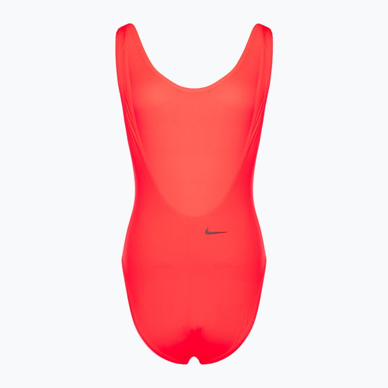 Women's one-piece swimsuit Nike Multi Logo bright crimson 2