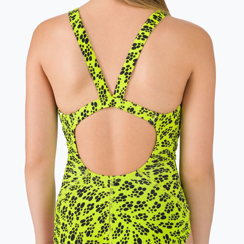 Nike Multiple Print Fastback Children's One-Piece Swimsuit Green NESSC755-312 8