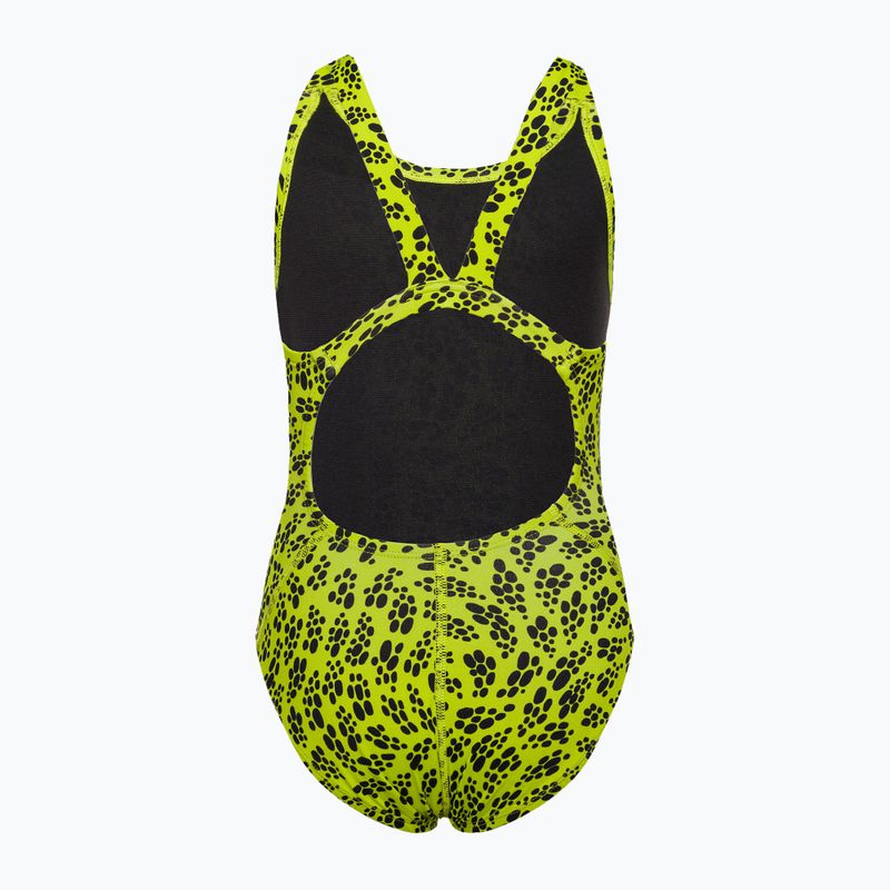 Nike Multiple Print Fastback Children's One-Piece Swimsuit Green NESSC755-312 2