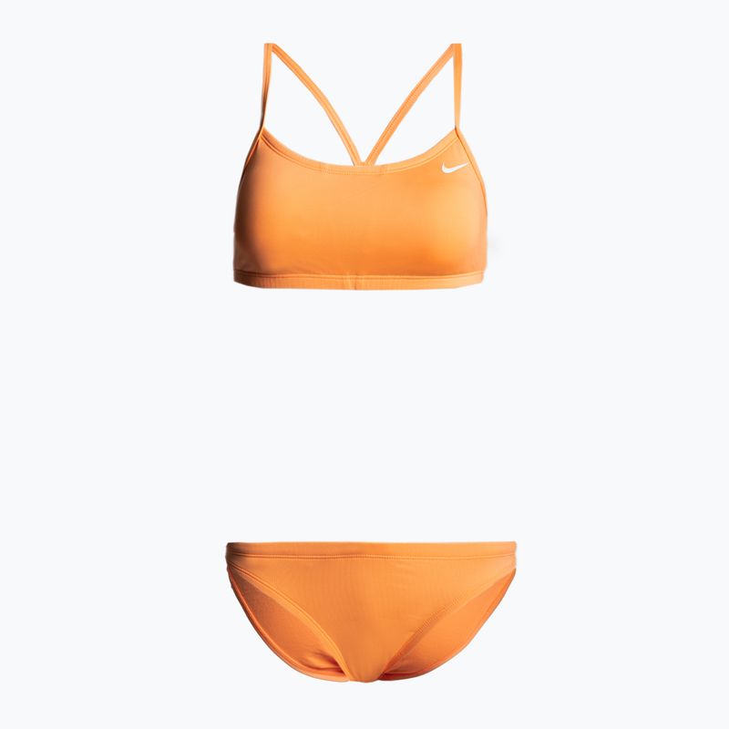 Women's two-piece swimsuit Nike Essential Sports Bikini orange NESSA211-832
