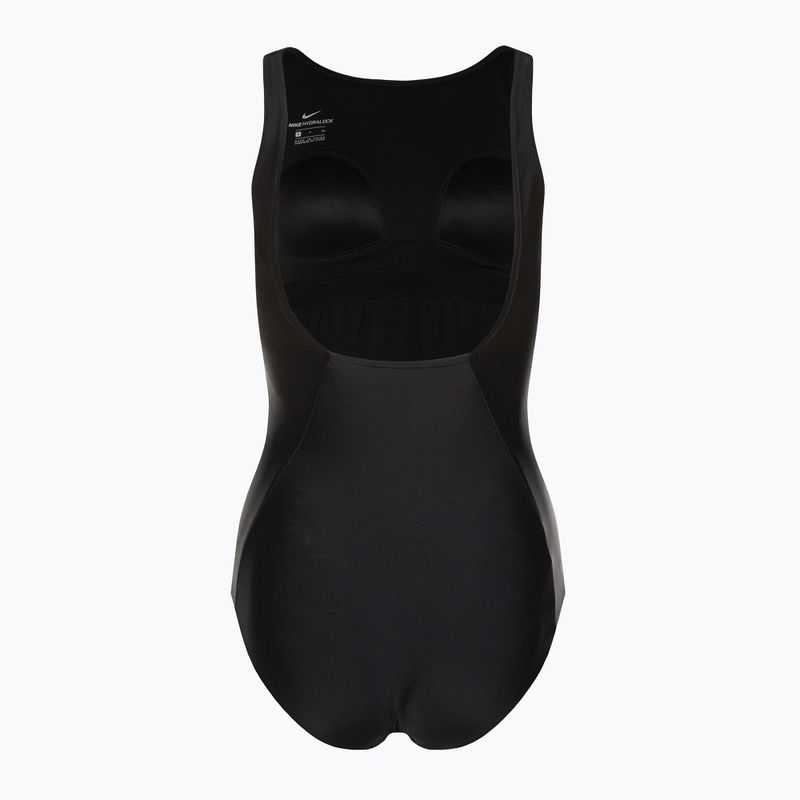 Nike Hydralock Sculpt U-Back women's one-piece swimsuit black NESSC200-001 2