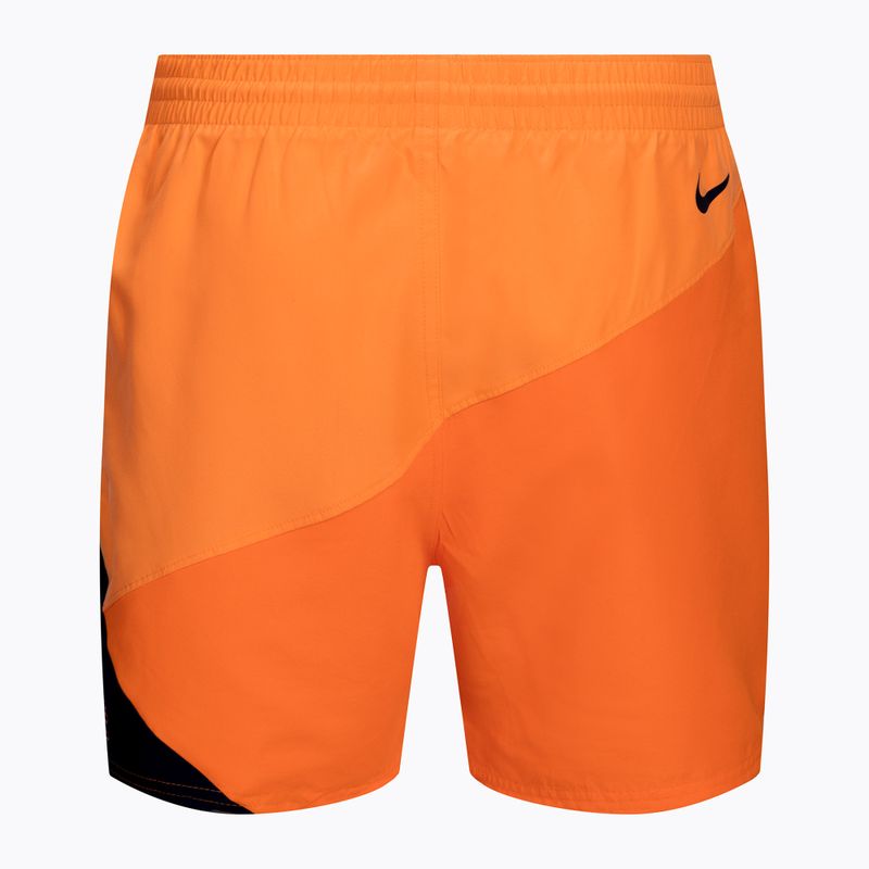 Men's Nike Logo 5" Volley swim shorts blue NESSC470-440 5