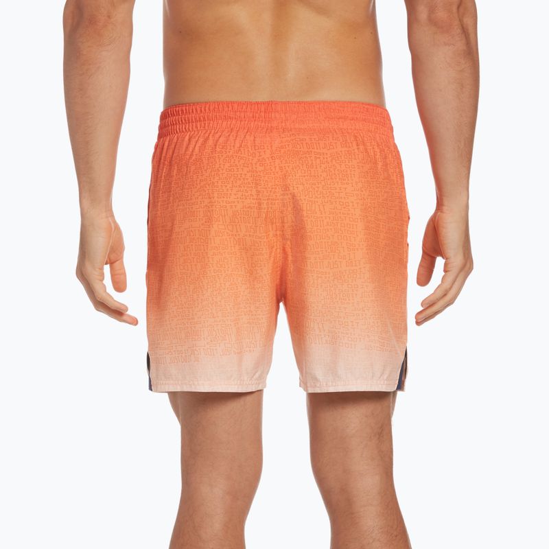 Men's Nike Jdi Fade 5" Volley swim shorts orange NESSC479-817 6