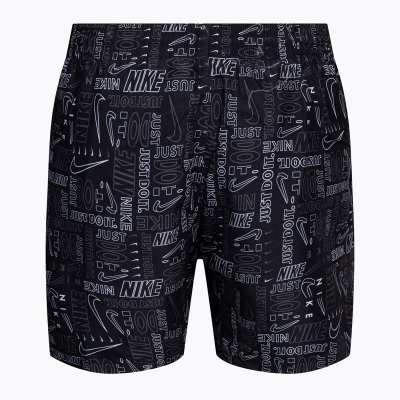 Men's Nike Logo Mashup 5" Volley swim shorts black NESSC482-001 2