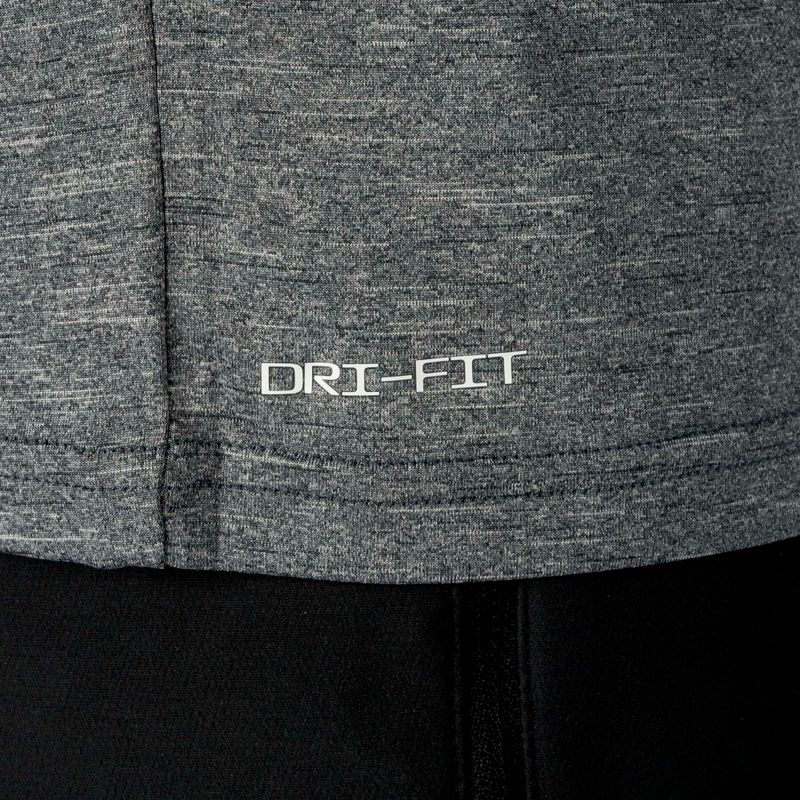 Men's training t-shirt Nike Heather black NESSB658-001 6