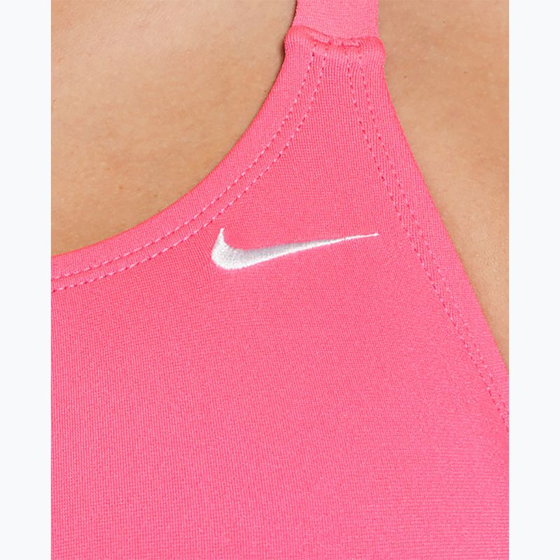 Nike Hydrastrong Solid Fastback women's one-piece swimsuit hyper pink 4