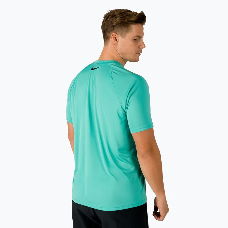 Men's training t-shirt Nike Ring Logo turquoise NESSC666-339 4