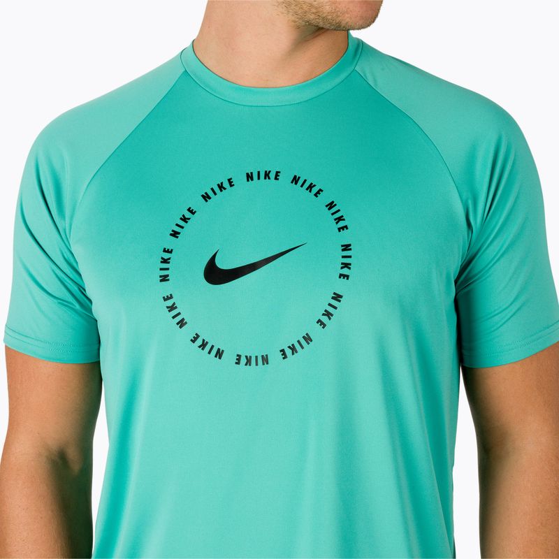 Men's training t-shirt Nike Ring Logo turquoise NESSC666-339 7