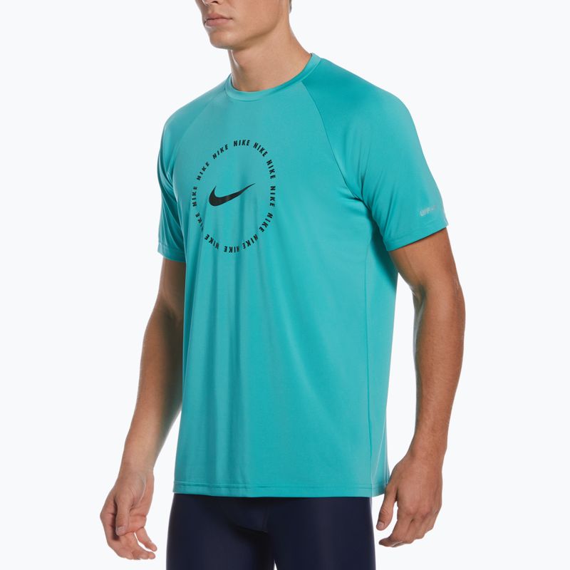 Men's training t-shirt Nike Ring Logo turquoise NESSC666-339 8