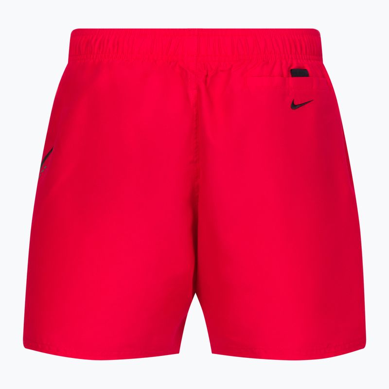 Men's Nike Liquify Swoosh 5" Volley swim shorts red NESSC611-614 2