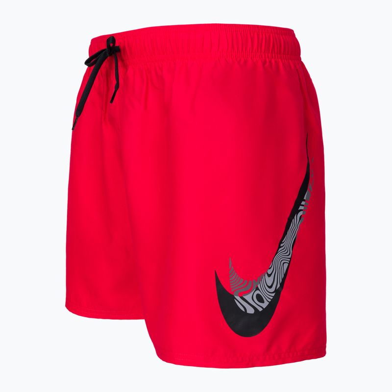 Men's Nike Liquify Swoosh 5" Volley swim shorts red NESSC611-614 3