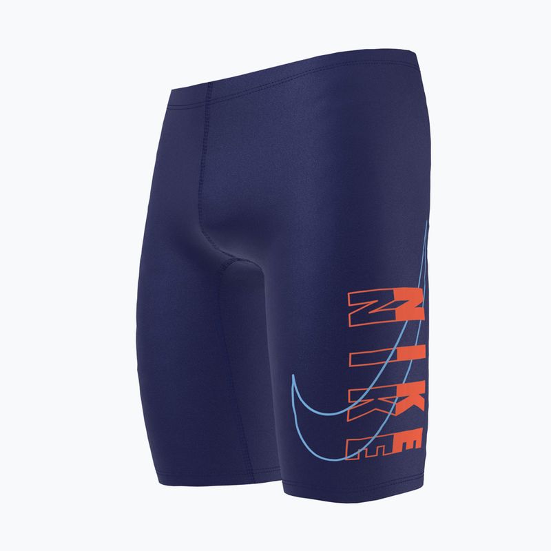 Nike Multi Logo Children's Swim Jammer Navy blue NESSC858-440 6