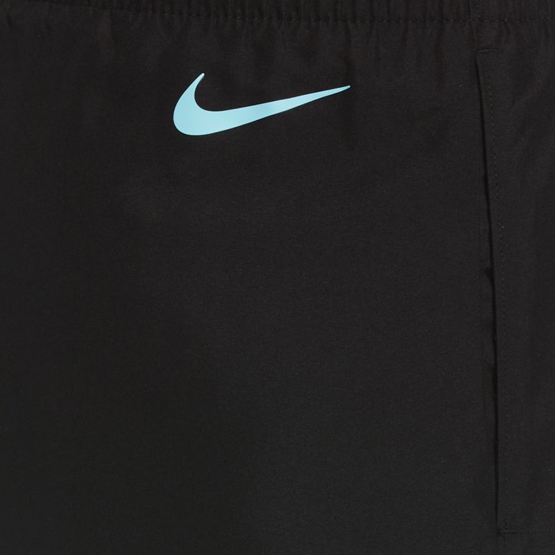 Men's Nike Block Swoosh 5" Volley swim shorts blue NESSC492-437 7