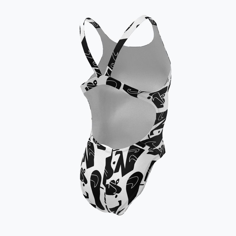 Nike Multiple Print Fastback Women's One-Piece Swimsuit Black NESSC050-001 5