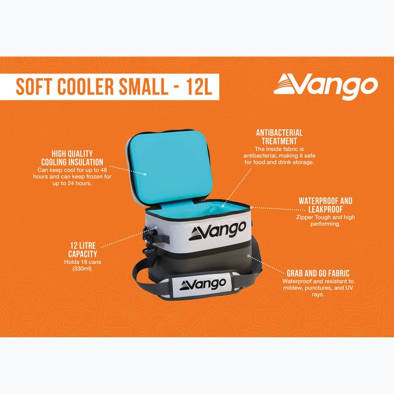 Vango Soft Cooler Small 12 l cool grey thermal bag 7