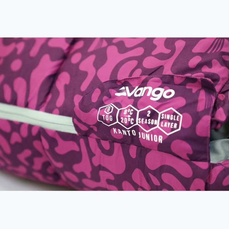 Vango Kanto Junior byzantium children's sleeping bag 6