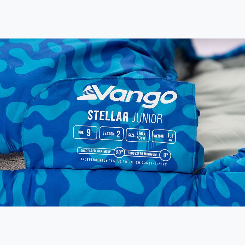 Vango Stellar Junior children's sleeping bag atlantic blue 8